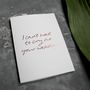 'I Can't Wait To Cry At Your Wedding' Rose Gold Card, thumbnail 1 of 4