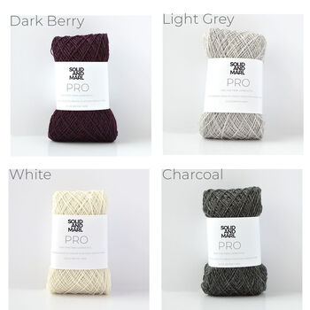 Luxury Herringbone Crochet Scarf Kit, 5 of 8