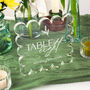 Scallop Square Wedding Table Number, thumbnail 3 of 6