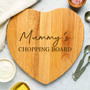 Personalised Name Heart Wooden Chopping Board, thumbnail 2 of 4