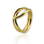 9ct Gold Coiled Snake Ring With Optional Diamonds, thumbnail 3 of 12