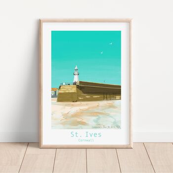 Cornish Lighthouse Print, 2 of 4