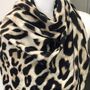 Winter Leopard Scarf, thumbnail 3 of 5