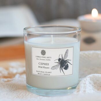 Cephei The Bee Luxury Wildflower 20cl Candle, 3 of 6