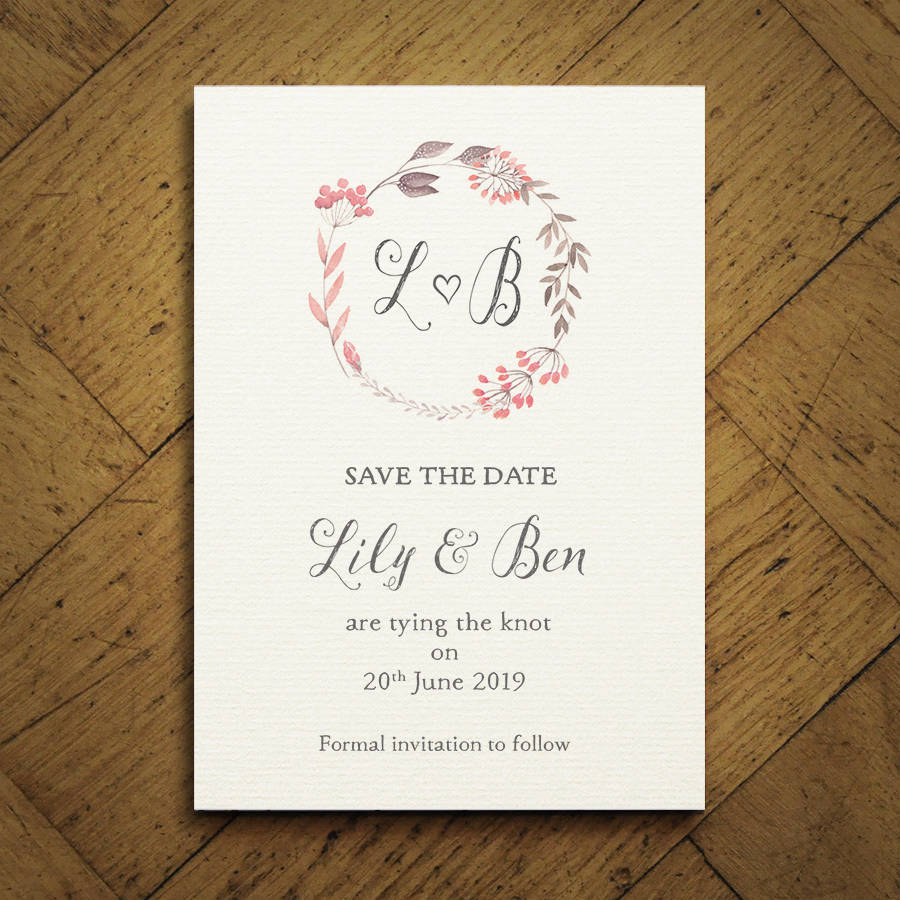 Wedding Invitation Set Up 6