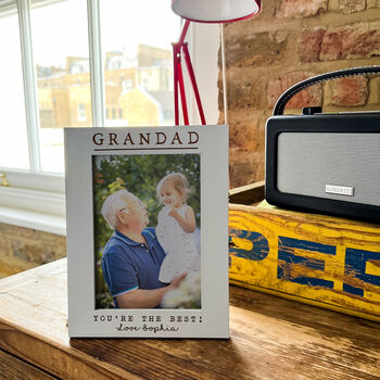Personalised Grandparent Picture Frame Photo Gift, 9 of 10