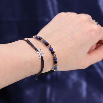 Scorpio Zodiac Crystal Candle And Gemstone Bracelet Gift Set, 6 of 6