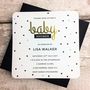 Personalised Dotty Baby Shower Invitations, thumbnail 1 of 3