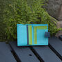 Personalised Mutlicolour Turquoise Small Leather Purse, thumbnail 4 of 11