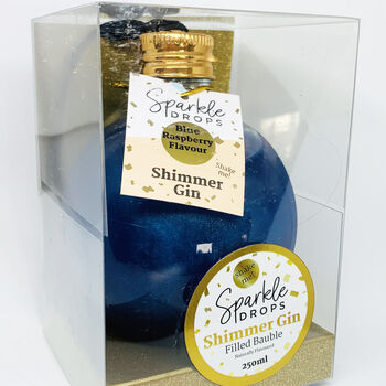 Large Flavoured Shimmer Gin Bauble 250ml, 6 of 6