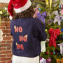 Unisex Ho Ho Ho Christmas Sweatshirt, thumbnail 2 of 8
