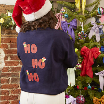 Unisex Ho Ho Ho Christmas Sweatshirt, 2 of 8