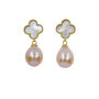 Lustrous Rosy Saltwater Pearl Earrings, thumbnail 3 of 3