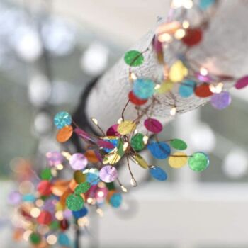 Multi Coloured Confetti String Fairy Light, 2 of 3
