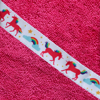 Pink Unicorn Towels For Children | Bath | Swim | Beach, 3 of 8