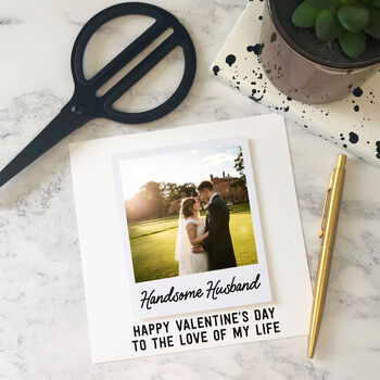 Husband Or Wife Valentine's 3D Photo Card, 4 of 6
