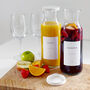 Glass Carafe With Personalised Minimalist Label, thumbnail 1 of 6