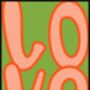'Love' Typography Print Statement Wall Art, Unframed, thumbnail 6 of 8
