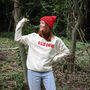 Sleigh Christmas Sweatshirt Jumper, thumbnail 3 of 8