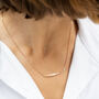 Protective Umbrella Rose Gold Plated Necklace, thumbnail 1 of 5