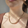 Eternal Luxe Gold Plated Interwoven Majesty Necklace, thumbnail 1 of 6