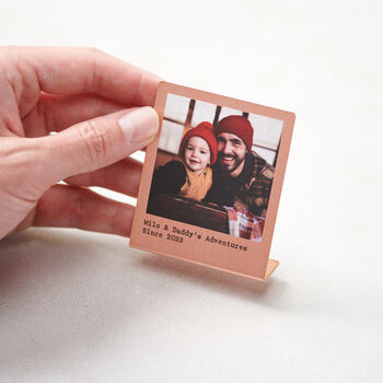 Personalised Miniature Solid Copper Photo Print, 3 of 11