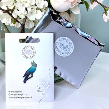 Choose Your Colour – Small Parrot Bird Enamel Pin, 2 of 11