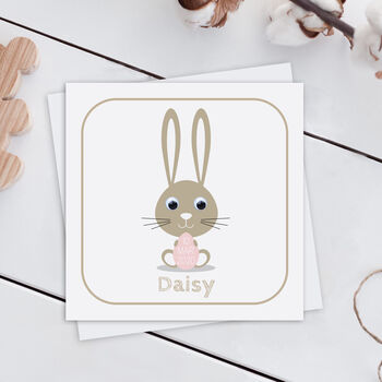 Personalised New Baby Bunny Card, 3 of 5