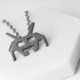 Space Invader Sterling Silver Necklace, thumbnail 1 of 10