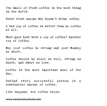 Coffee Lover Gift; Coffee Quote Cards, 2 of 8