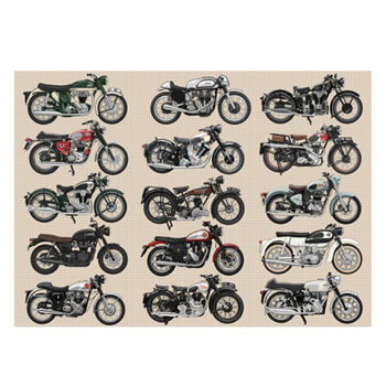 Classic British Motorcycles Jigsaw 1000 Piece, 3 of 4