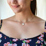 Sterling Silver Cosmos Flower Necklace, thumbnail 2 of 6