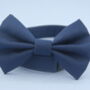 Dark Blue Dog Bow Tie, thumbnail 3 of 8