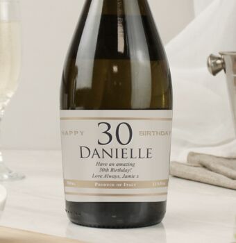 Personalised Big Birthday Prosecco, 2 of 3