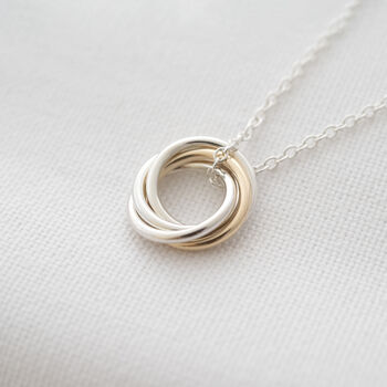 40th Gold And Silver Necklace, 10 of 12