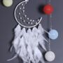 Baby Room Decor Pastel Colourful Moon Dream Catcher, thumbnail 2 of 4