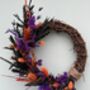 Dried Flower Halloween Wreath, thumbnail 2 of 7