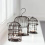 Mini Bird Cage Tea Light Holder, thumbnail 2 of 3