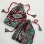 Fair Trade Recycled Sari Fabric Refillable Lavender Bag, thumbnail 5 of 12