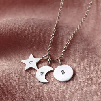 Personalised Sun Moon And Star Necklace, 2 of 5