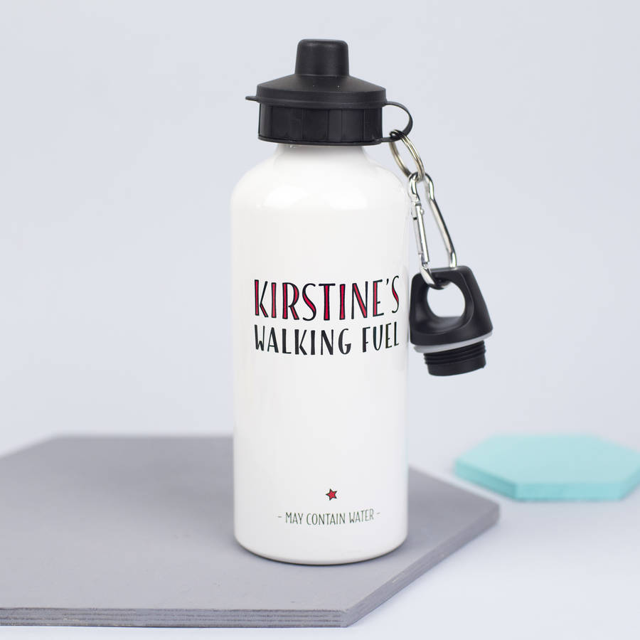 Personalised Sporting Fuel Water Bottle By XOXO
