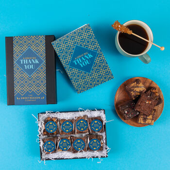 'Thank You' Gluten Free Luxury Brownie Gift, 2 of 2