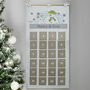 Personalised The Snowman Advent Calendar In Silver, thumbnail 3 of 3