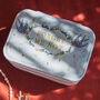 Forget Me Not Blue Velvet Embroidered Jewellery Box, thumbnail 1 of 8