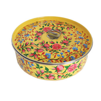 Hand Painted Spice Tin 'Masala Dabba', 11 of 12