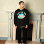 Don't Be Shy Men's Tortoise Slogan Sweatshirt, thumbnail 2 of 5