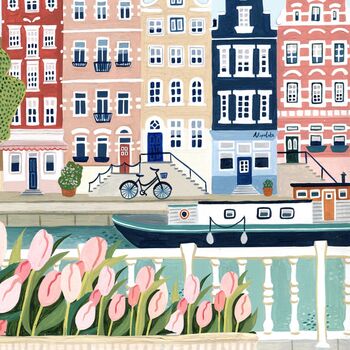 Amsterdam, Netherlands Travel Art Print, 6 of 7