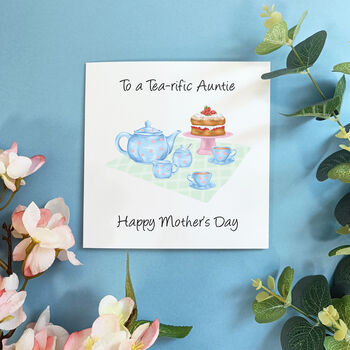 Tea And Cake Personalised Mother's Day Card, 10 of 10