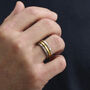 Personalised Men's Stacker Ring, thumbnail 2 of 10