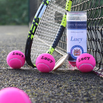 Personalised Sustainable Tennis Balls, 3 of 12